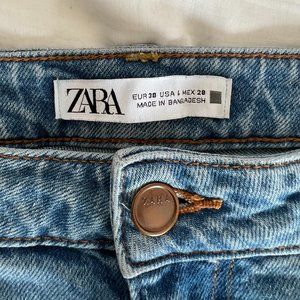 Zara Bootcut Side Slit Jeans (Size 6)